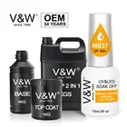 Polish Polish Gel Factory V W OEM Mirror Chrome Mermaid Peel Off UV Gel Polish Nail Private Label