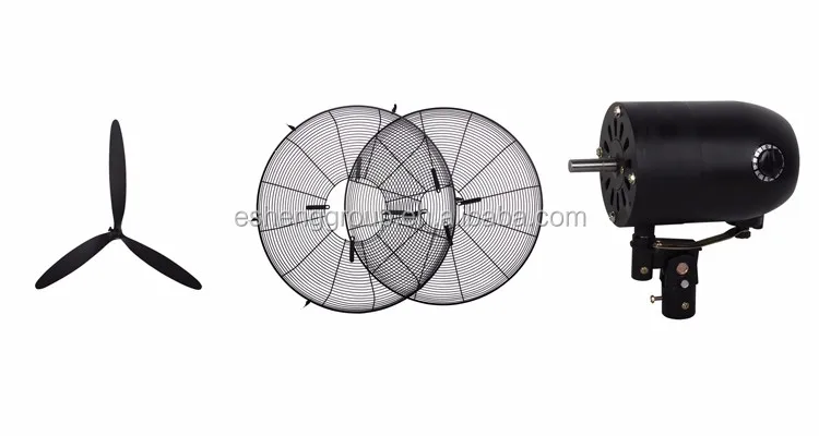 Mist Wall Mount Fan, 145m3, 150 - detail 2