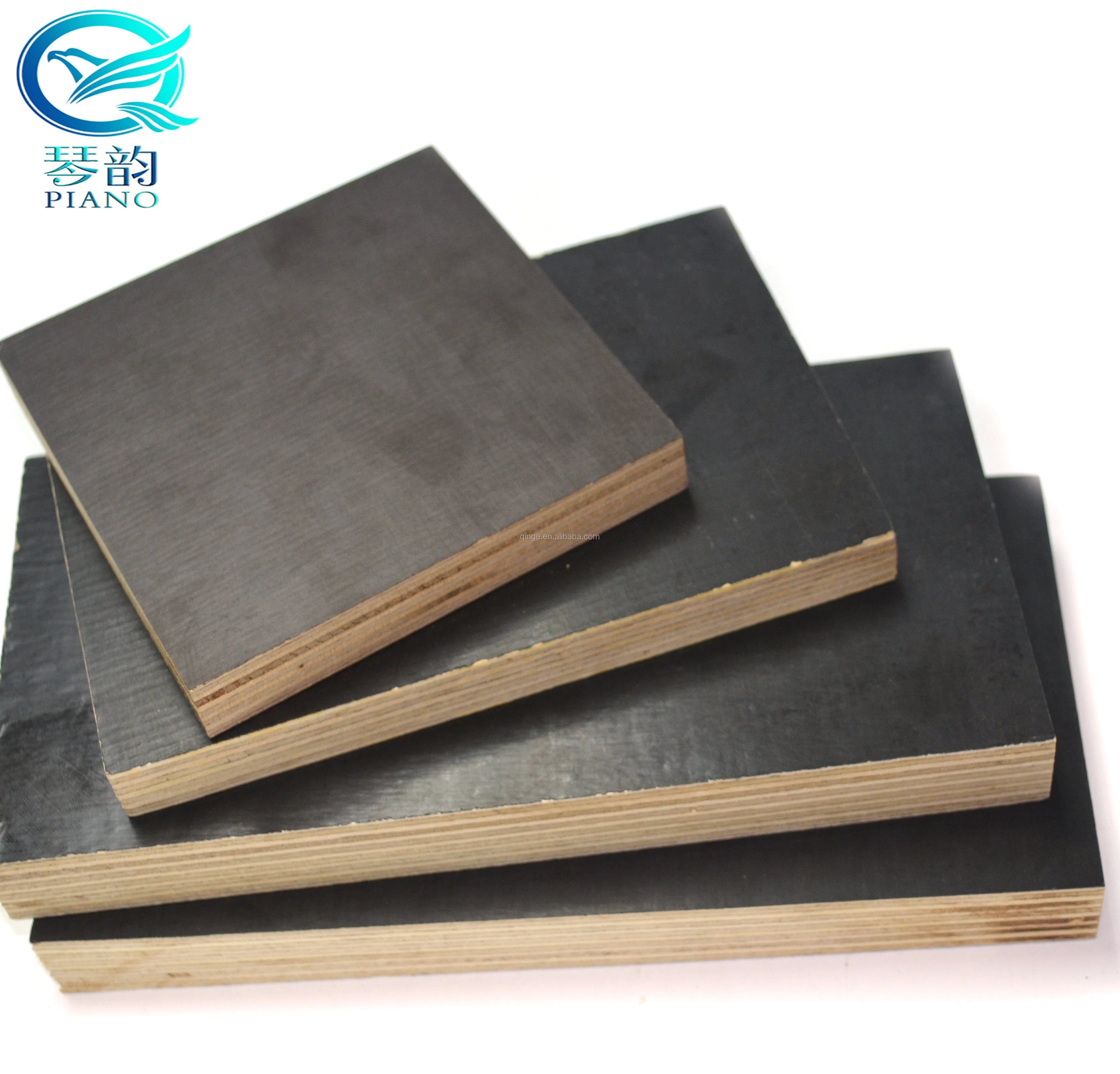 18mm 1250x2500mm whole sale price concrete formwork black film faced plywood UK