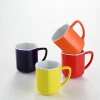 Wholesale different color glazed 12oz Ceramic drinking snack cup factory