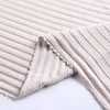 1x1 rib knit polyester spandex ivory rib sweatshirt fabric printed