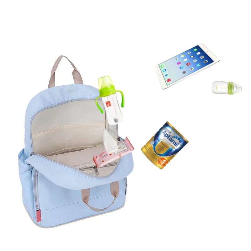 Mummy Diaper Bag Backpack New Fashion Nappy Bags For Youth Mom Baby Care Large Capacity Simple Multifunction Mochila BB6014 (6)