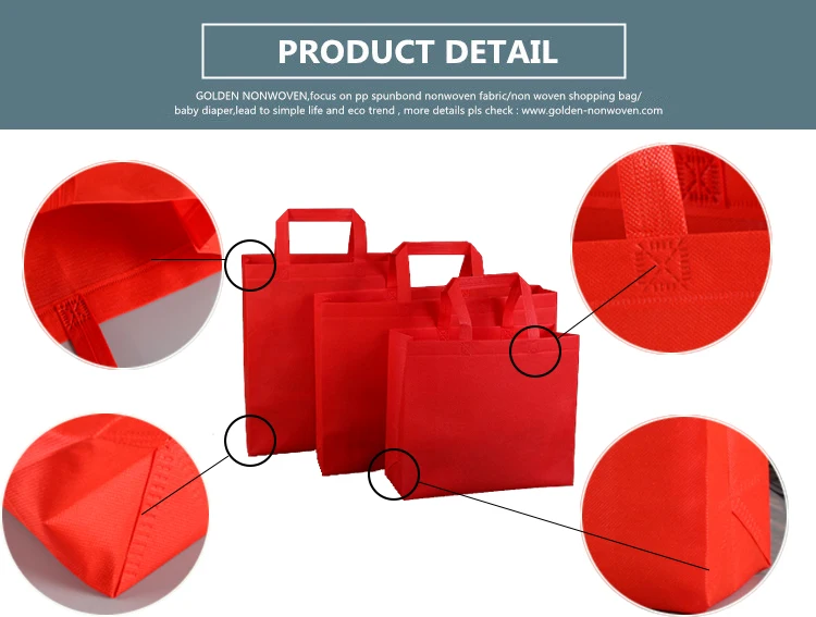Cheap Recyclable PP Non Woven Shopping Bag Manufacture Non-woven Bags