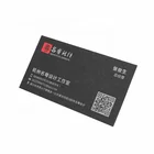 Customized luxury gold stamping business black card printing