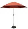 2018 Chinese umbrella manufacturer supplier iron/aluminum&canvas material outdoor garden market umbrella for hot sale