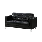 JOHOO home furniture modern PU leather 2 seater living room sofa