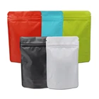 Aluminum foil stand up pouch with ziplock popcorn dried fruit granola packaging bag