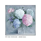 Frame Embellished Elegant flower painting wall pictures for living room