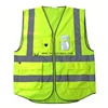 Wholesale customized logo printed reflective Safety Vest for advertising