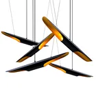 Modern Simple Aluminum Bamboo Pipe Chandeliers Pendant Lights