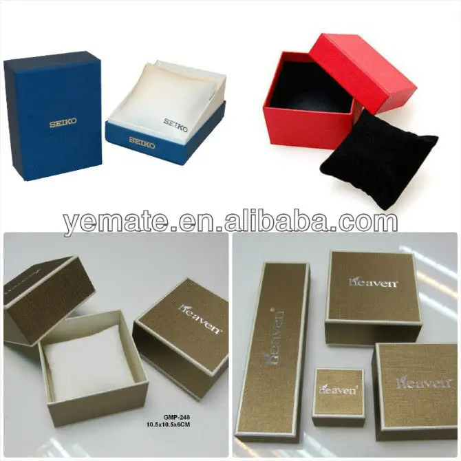 square wholesale gift boxes cushion, ice watch with box