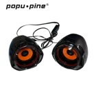 Computer Speakers for Desktop PC, Laptop, Mac, USB Powered, 2.0 Channels Dual Stereo Clear