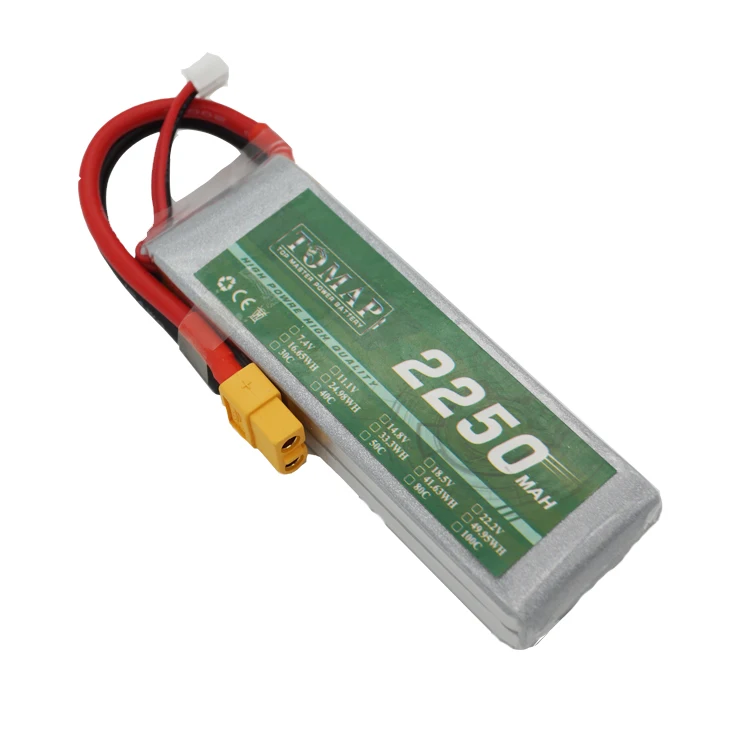 Rechargeable Lipo 2s1p 7 4v 2200mah Li Ion Battery Pack Rc Drone