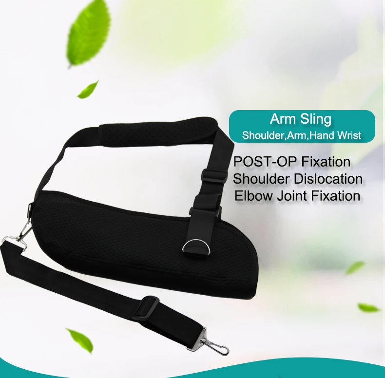 Fashion black mesh left rigth type upper arm support brace sling for shoulder injury on sale_01