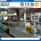 WPC board nylon gf/glass fiber compounder plastic extrusion machinery/PVC compound recycling powder coating process