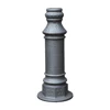 China high quality foundry supply cast aluminum bollard as drawings