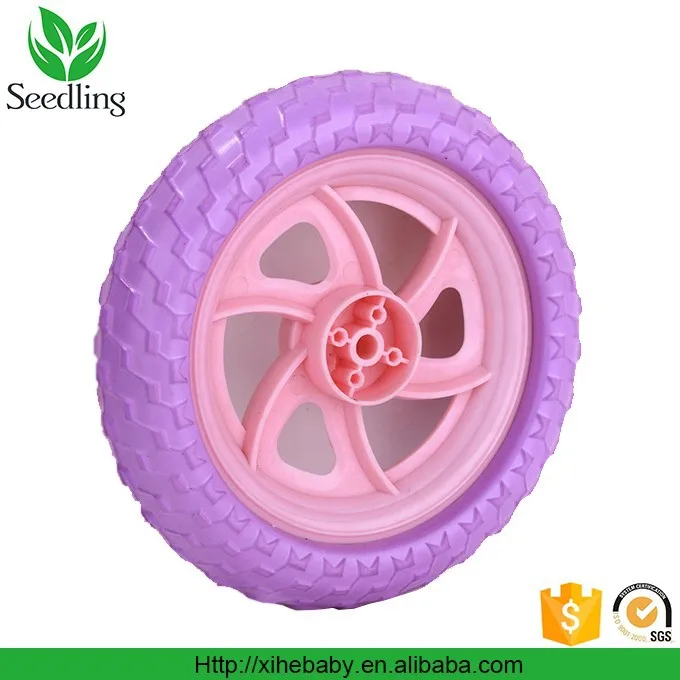 Direct factory Luggage rubber wheel small size, rubber coated wheel, children tricycle rubber wheels