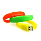 OEM Logo Flash Memory USB Bracelet USB Silicone Wristband Memory Stick