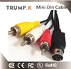 10 pin male connector 9 pin mini din to rca cable