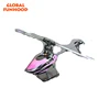 FLYBARLESS FUN ! WLtoys V944 4CH Flybarless Remote Control Toy Helicopter RTF- Purple vs bell 430 rc turbine helicopter lx-marc