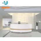 Custom Reception Desk Beauty Salon Store Display Desk Modern