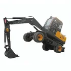 Hydraulic mini Wheel Excavator price for sale