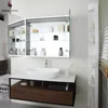 Home bathroom set melamine door finish wood cabinet furniture