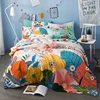 Factory supplier custom home children kids luxury quilt cover sheet queen 100%cotton bedding set