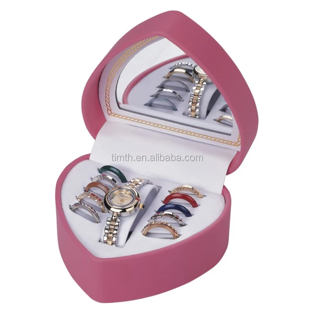 steel watch gift set for ladies with interchangeable strap/rings