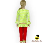 Stock !66TQZ371 Yihong Wholesale ChiLdren's Christmas Outfit Baby Clothing China Cheap ChinaWholesale Kids Clothing
