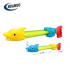 Funny cartoon dolphin shape water cannon toy plastic water gun toy for kids
