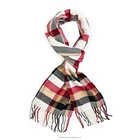 Cashmere Scarf Plaid Hand Made Scarf Jersey Scarf