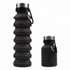 new products foldable collapsible silicone Wasser Flasche water bottle bpa free