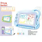 Magnetic Drawing Board Mini Travel Doodle, Erasable Writing Sketch Colorful board Educational Learning Toy for Kid