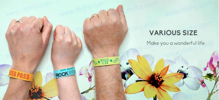 RFID Disposable Paper Wristbands
