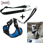 Professional Comfort Nylon Pet Dog Car Seat Belt with Harness Reflecting Safety Dog Belt
