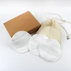 Soft Round Facial Cleansing Washable reusable Cotton Pad
