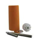 disposable novelty stainless steel and plastic cheap curved toilet bowl cleaning brush head holder set