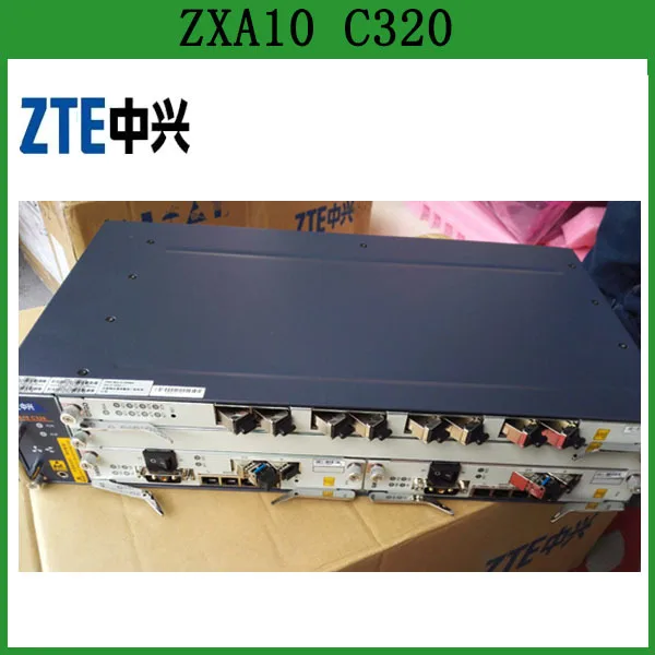 pon olt 设备中兴 zxa10 c320 原始品牌 gpon/epon olt 适用于 ftth