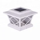LOYAL manufacturer waterproof solar panel garden road park patio LED outdoor solar post fence cap lighting
