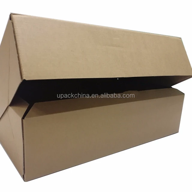design fast food delivery corrugated kraft paper packing box