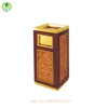China alibaba best selling luxury wholesale ashtray / golden small dustbin /marble granite ashtrays for hotel QX-147J