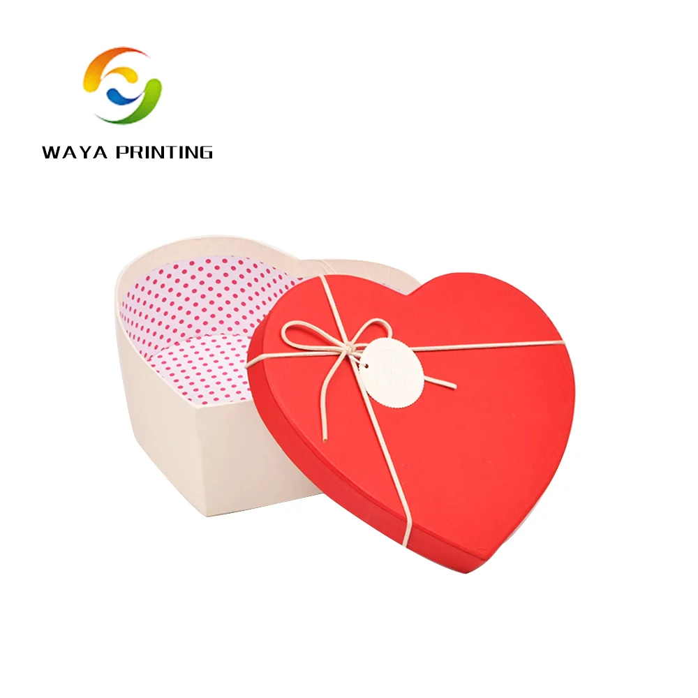 packaging & printing  box  custom heart shape paper gift box  7