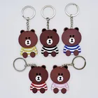 Keychain Anime Key Holder Custom Made Key Rings Bear Shaped