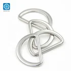 hardware nickel free Strap slider metal zinc alloy D ring Belt Buckle for strap webbing