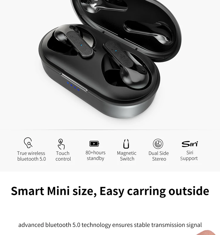2019 Tecnologia Audifonos Bluetooth Wireless Sports Cell Phone Headset Earphone Earbuds - ANKUX.COM