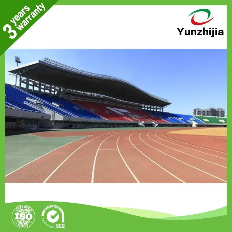 Professional synthetic rubber running track with high quality