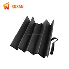 Front Windshield Sun shade - Accordion Folding Auto Sunshade for Car Truck SUV 58 x 24 Inch (Black)