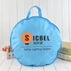 mosquito net packaging bag blue round nonwoven eco-friendly cosmetic bag