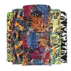 Organic Fabric Gym Anti-UV Fishing Elastic Tropical Print Magic Face Tubular Bandana For Men